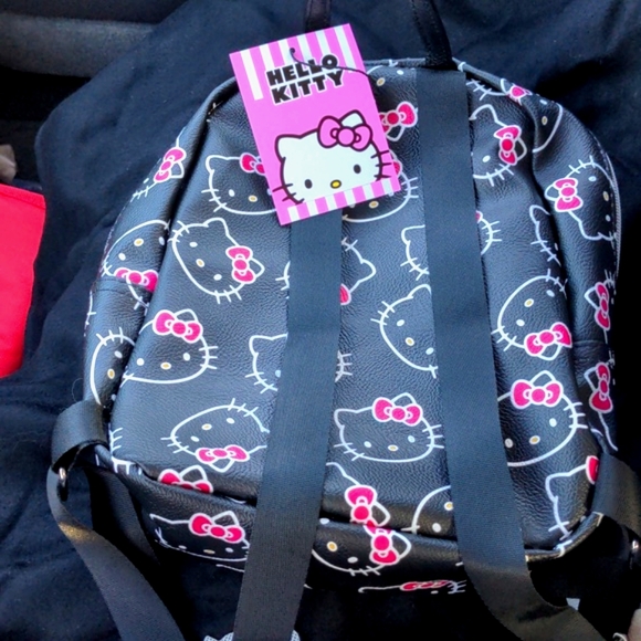 Hello Kitty Black Mini Backpack - Picture 2 of 3